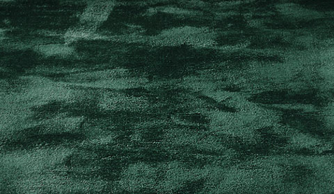 Teppich Teppichboden aus reiner Seide Pure Silk grün